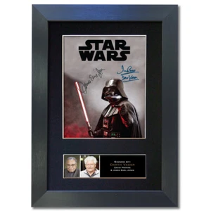 DARTH VADER Prowse & Jones Signed Mounted Reproduction Autograph Photo Print 838 - Picture 1 of 10