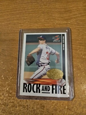 1997 SCORE HOBBY RESERVE BASEBALL ROCK AND FIRE #HR520 GREG MADDUX BRAVES NM/M - Image 1 of 2