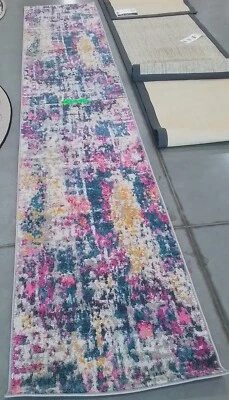 Alfombra MARFIL/AZUL 2'-3" X 12'-0" Defecto, Precio Reducido 1172769821 MAD143B-212 Foto 1 de 4