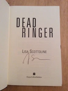SIGNED by Lisa Scottoline - Dead Ringer HC 1st/1st + Pic - Picture 1 of 11