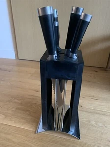 WMF Materia Sieger Design blocco coltelli con coltello rarissimo ancora da trovare - Foto 1 di 21