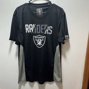 Las Vegas Raiders Shirt Mens Size Large Crew Neck Short Sleeve NFL Football NEW - Picture 1 of 6