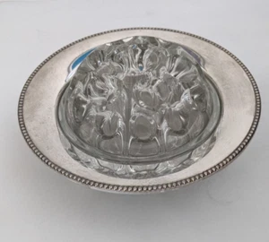 Arthur Price Of England Posy Bowl With Glass Insert Posy Bowl Frog Boxed - Picture 1 of 12