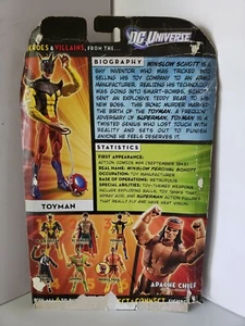 Toyman DC Universe Classics Wave 18 Cardback 2010 Mattel Apache Chief BAF - Picture 1 of 5