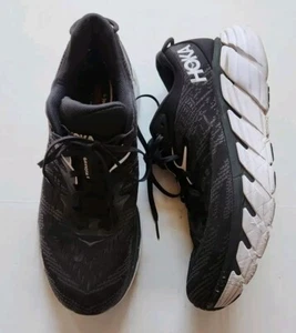Size 11.5 - Hoka One One Gaviota 4 Black White Running - Picture 1 of 11