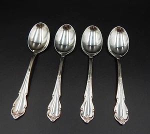 Lote de 4 cucharas International Silver Waverly Silverplate Soup Place 6-1/2 pulgadas - Imagen 1 de 19