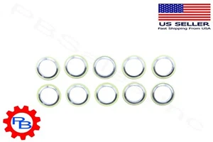 14 MM Banjo bolt fuel sealing washers Qty 10 for Cummins replaces OEM # 3963988 - Bild 1 von 2