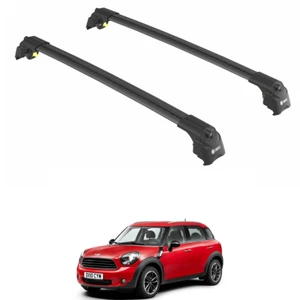 To Fit MINI COUNTRYMAN (R60) SUV 10-16 Roof Racks Cross Bars Black Set 2Pcs - Picture 1 of 22