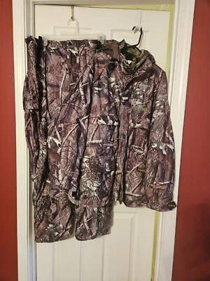 Sportchief Aquatex Camo Insulated 3-Piece Hunting Coat Jacket & Pants Mens 2XL - Image 1 of 4