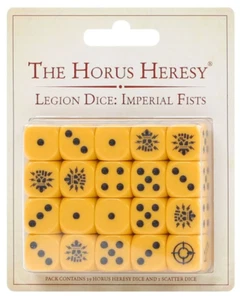 Horus Herejía Puños Imperiales Legión Paquete de Dados Marines Espaciales 30K 40K Troquel de Dispersión - Imagen 1 de 1