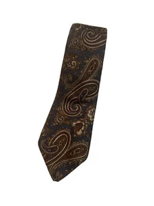 Corbata Liberty of London para hombre 100 % seda azul cachemira borgoña forma clásica - Imagen 1 de 5