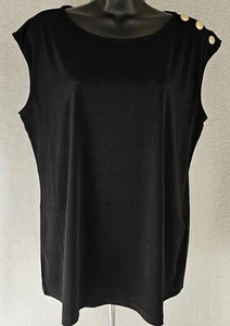 Camisa Top Blusa Mujer Calvin Klein Talla L Negra NUEVA - Imagen 1 de 24