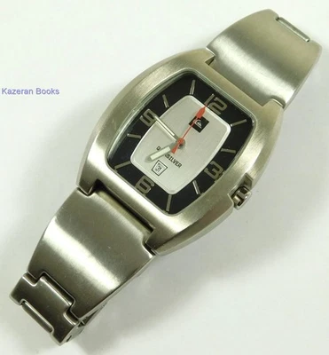 Reloj Pulsera Hombre Funcionando Quiksilver Grueso Cuarzo Fecha QS3100 c1995 Foto 1 de 4