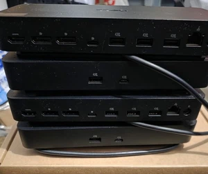 NEW, OPEN BX DELL PRO SMART SD/WD25 USB-C CABLE DOCKING STATION WITH 180W  AC - Picture 1 of 9