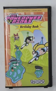 The Powerpuff Girls -Birthday Bash (VHS, 2000, SPANISH DUB, EN ESPANOL) CARTOON - Picture 1 of 9