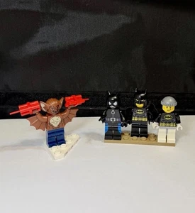 LEGO Batman Minifigure Collection Lot 4 DC Superhero Minifigures Man Bat Batgirl - Picture 1 of 10