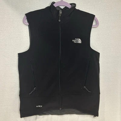 The North Face Apex Bionic 2 Vest Mens S Black Fleece Lined Windbreaker Hiking - Image 1 of 4
