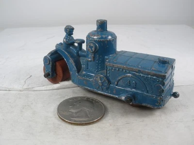 Kansas Toy & Novelty KTV34 Lead Steam Roller ORIGINAL 100 YRS. OLD not dinky - Image 1 of 4