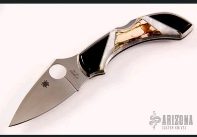 🔥Очень редкая 23 из 25 Spyderco стрекоза Санта-Фе Stoneworks 🇺🇸📬 - Изображение 1 из 4