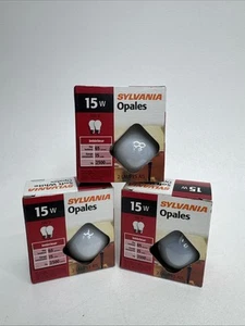 6 Sylvania 15W A15 (Small) Soft White Standard Base Bulbs Made in USA - Picture 1 of 6