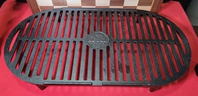 Discontinued Lodge Sportsman's Cast Iron Hibachi BBQ Grill Top Grate Rack #3051 - Image 1 of 4