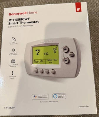 Honeywell RTH6580WF1001 Wi-Fi 7-Day Programmable Smart Thermostat - Image 1 of 3