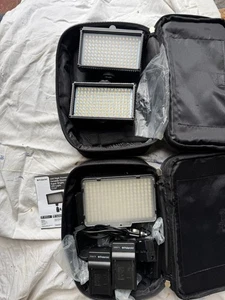 Polaroid High Power dimmbare superhelle LED-Leuchten x 2 plus eine weitere. - Bild 1 von 8