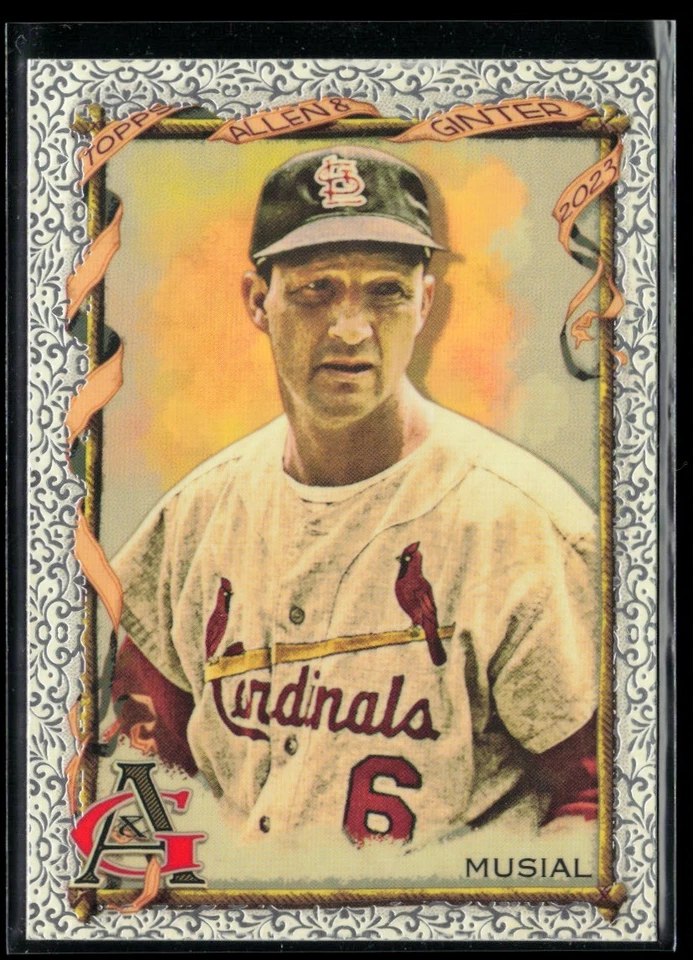 2023 Topps Allen & Ginter Silver Portrait #25 Stan Musial - Image 1 of 2