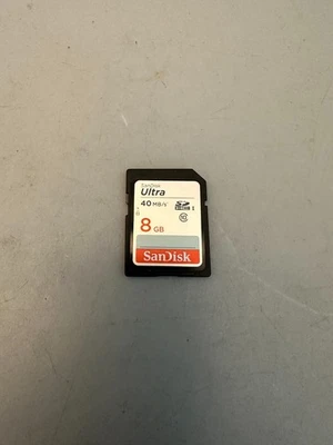 Sandisk Ultra 8GB SD Digital Memory Card 40MB/s, SDH 1 Class 10 for Camera etc - Image 1 of 2