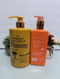 Golden Glow Body Caviar + Vitamin C 500ml Lotion + 1000ml exfoliating shower Gel - Picture 1 of 5
