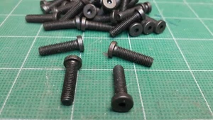 10-32 x 3/8" - 3/4" NIEDRIGER Zylinderschraube USA schwarze Oberfläche NOS Holo-Krome - Bild 1 von 1