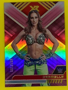 Carmella WWE Panini Chronicles Wrestling Card XR Pink Numbered Parallel /199 - Picture 1 of 1