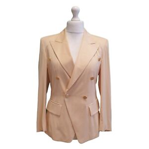 Vintage Escada Margaretha Ley New Wool Collared Jacket Blazer XS eu 34