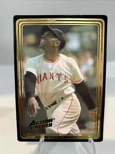 1992 Action Packed Gold Card #14 Willie Mays San Francisco Giants MLB HOF Mint - Picture 1 of 2