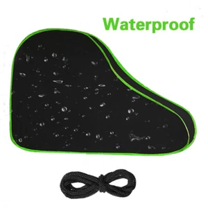Universal Waterproof Caravan Tow Hitch Cover With Buckles & Strap Green Strip~UK - Picture 1 of 12