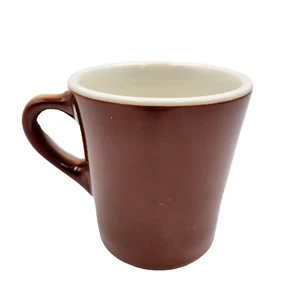Vintage Mug Cup Restaurant Ware Brown Read - Picture 1 of 10