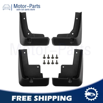 4 Front and Rear Side Mud Flaps Splash Guards for Toyota Avalon 2019-2020 - Image 1 of 4