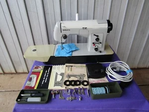 Borletti Sewing Machine Zig-Zag Buttonhole Aluminium Body 1950s Vintage - Picture 1 of 20