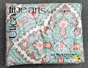 Sealed Vintage JP Stevens Utica Fine Arts King Fitted Sheet Persia 78x80 No Iron - Picture 1 of 5