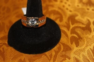 R.S. Covenant Ring Style #117 New With Tags, Size 10 cubic zirconia - Picture 1 of 3