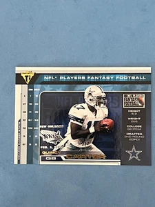 QUINCY CARTER 2001 TITANIUM MONDAY KNIGHTS-2002 SUPERBOWL CARD SHOW  10/10 WOW ! - Picture 1 of 4