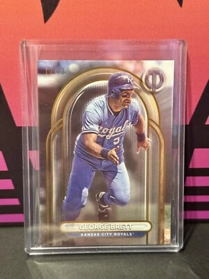 2024 Topps Tribute #50 GEORGE BRETT Gold /75 Kansas City Royals - Image 1 of 2