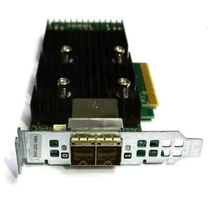 Dell T93GD 12Gbps SAS HBA Dual Port 12Gbps PCIe-x8 LP External SAS HD HBA 0T93GD - Picture 1 of 3