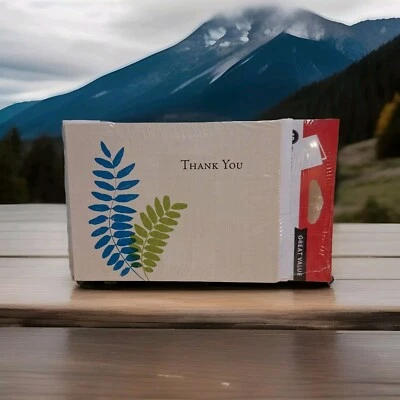 SALUDOS AMERICANOS... TARJETAS DE AGRADECIMIENTO.. PAPELERÍA.. PAQUETE DE 10.. NUEVAS Foto 1 de 3