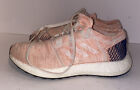Adidas Womens Pure Boost Go Pink Lace Up Low Top Running Shoes Size 6.5