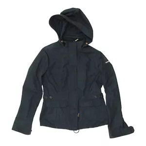 Woolrich Womens Navy Full Zip Up Hooded Rain Jacket | Vintage Designer Outdoors - Picture 1 of 4