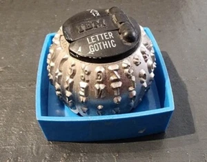IBM Selectric Typewriter Letter Gothic 12 Typeface Font Ball. - Picture 1 of 2