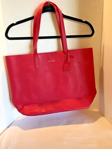 NWT Cole Haan Red Electra Women Tote w/Dustbag - Picture 1 of 8