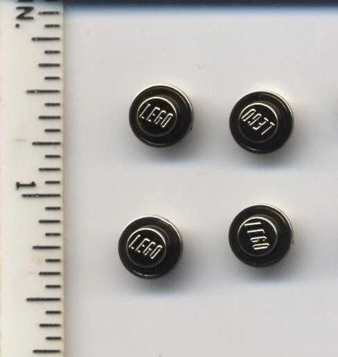 Lego 10x Flat round 1x1 Straight Side Violet Clear/Trans Purple