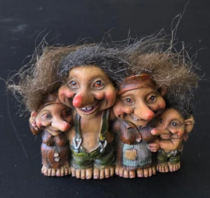 Troll Viking Norway Family Vintage Original Nord Suvenir - Picture 1 of 3